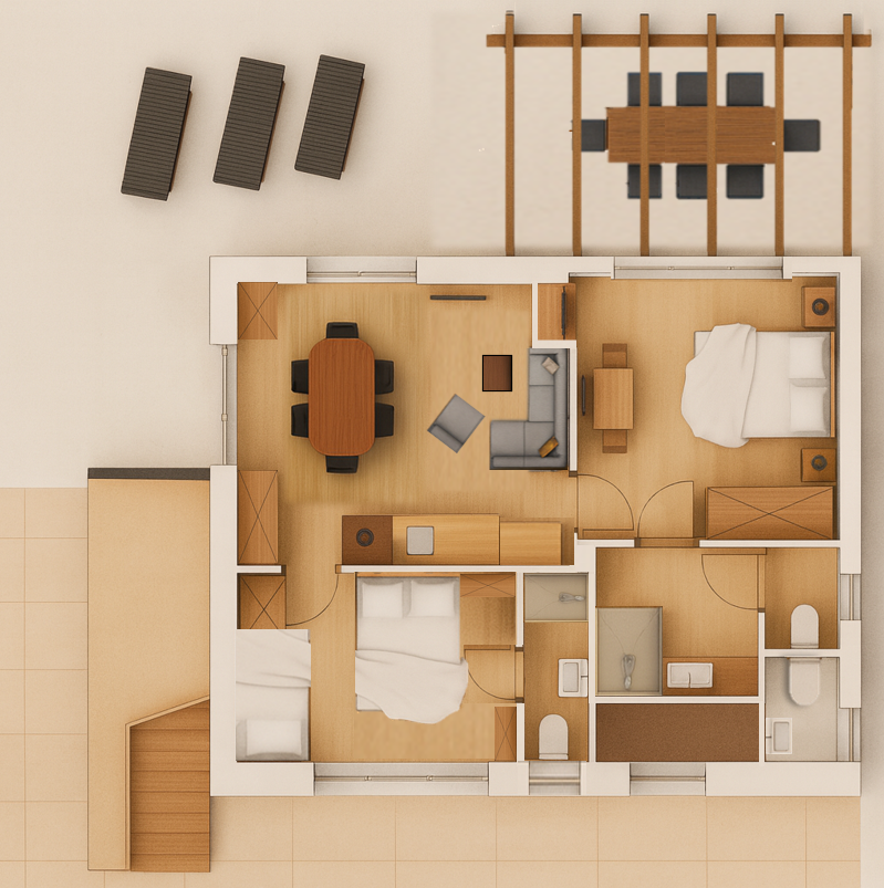 möblierte Seeliegenschaft mieten kurzzeitmiete workation