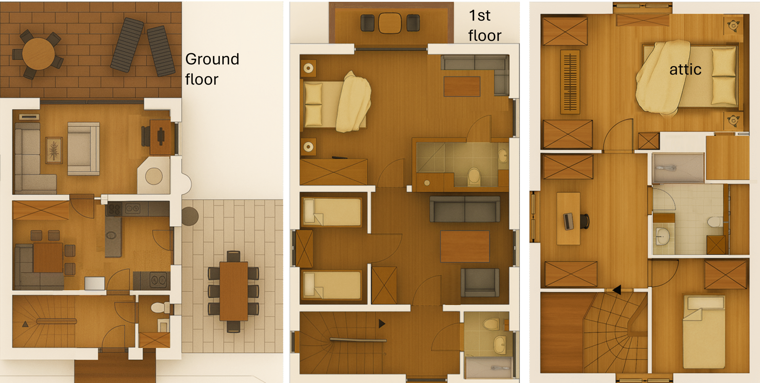 EInrichtung Salzkammerguthaus direkt am See