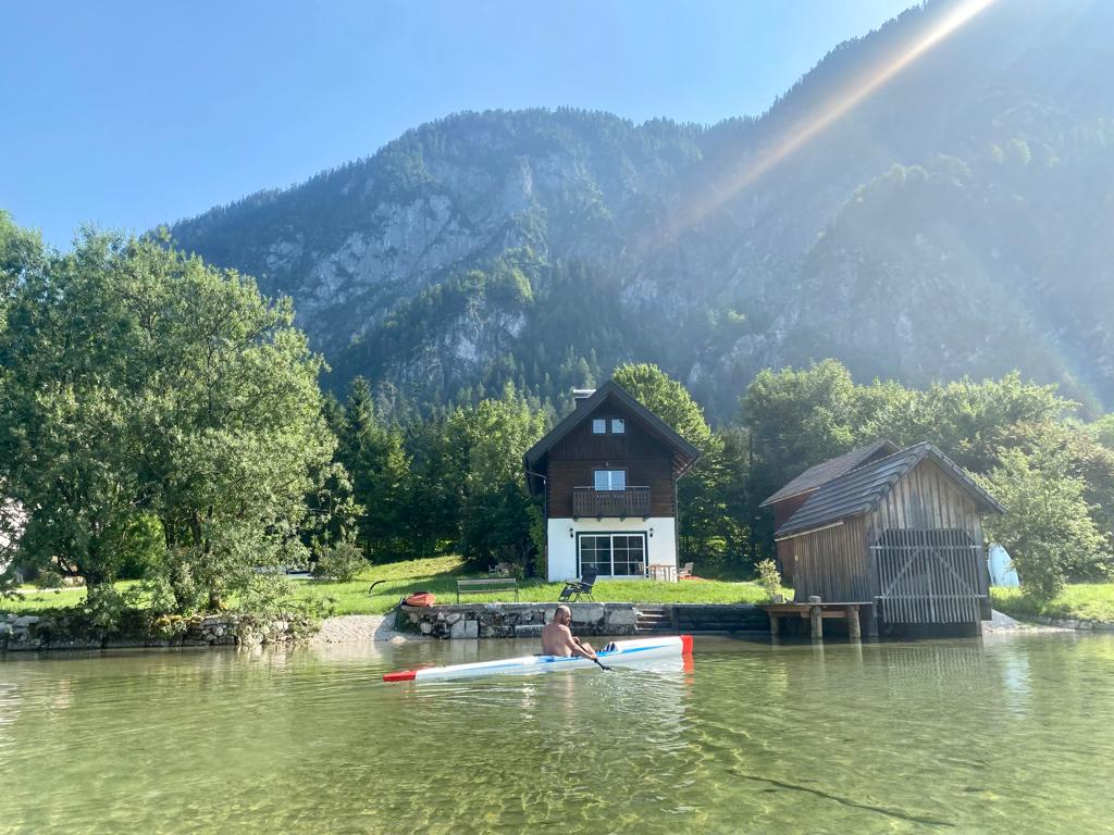 Haus Blick vom See Alex Kajak