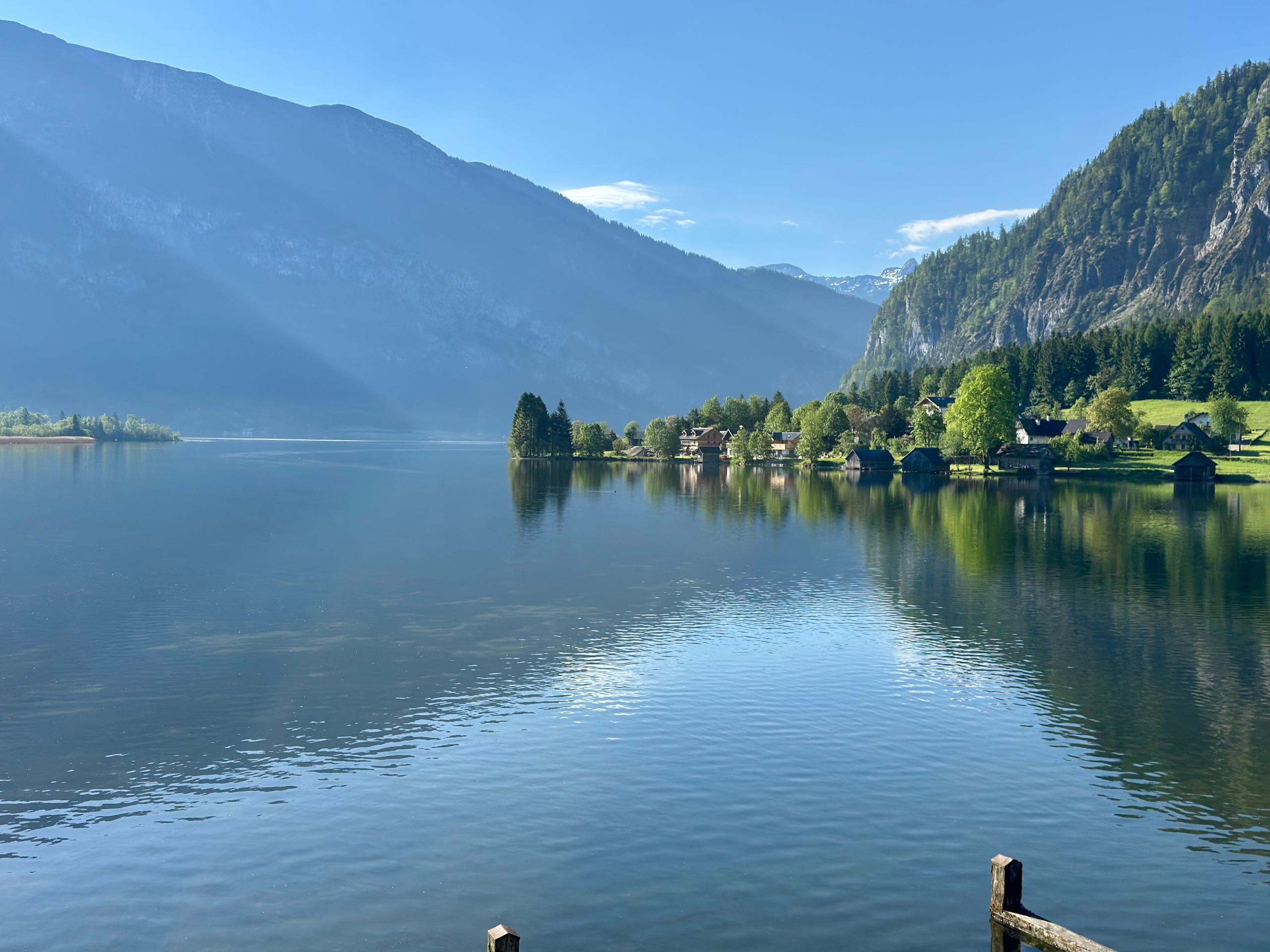 Aussicht-von-der-Brucke Hallstättersee Aussicht vom See